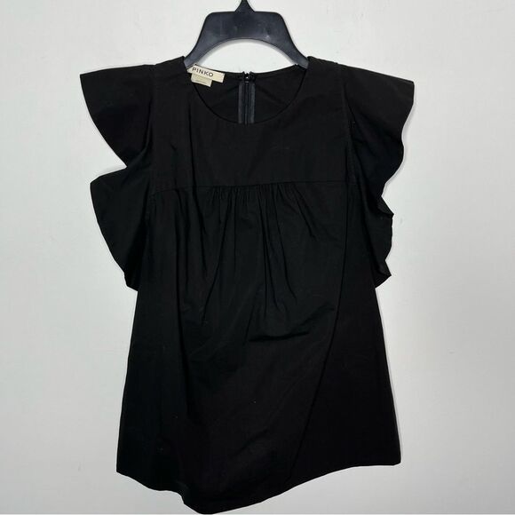 Pinko Ruffle Sleeve Tank 6 - Picture 1 of 6